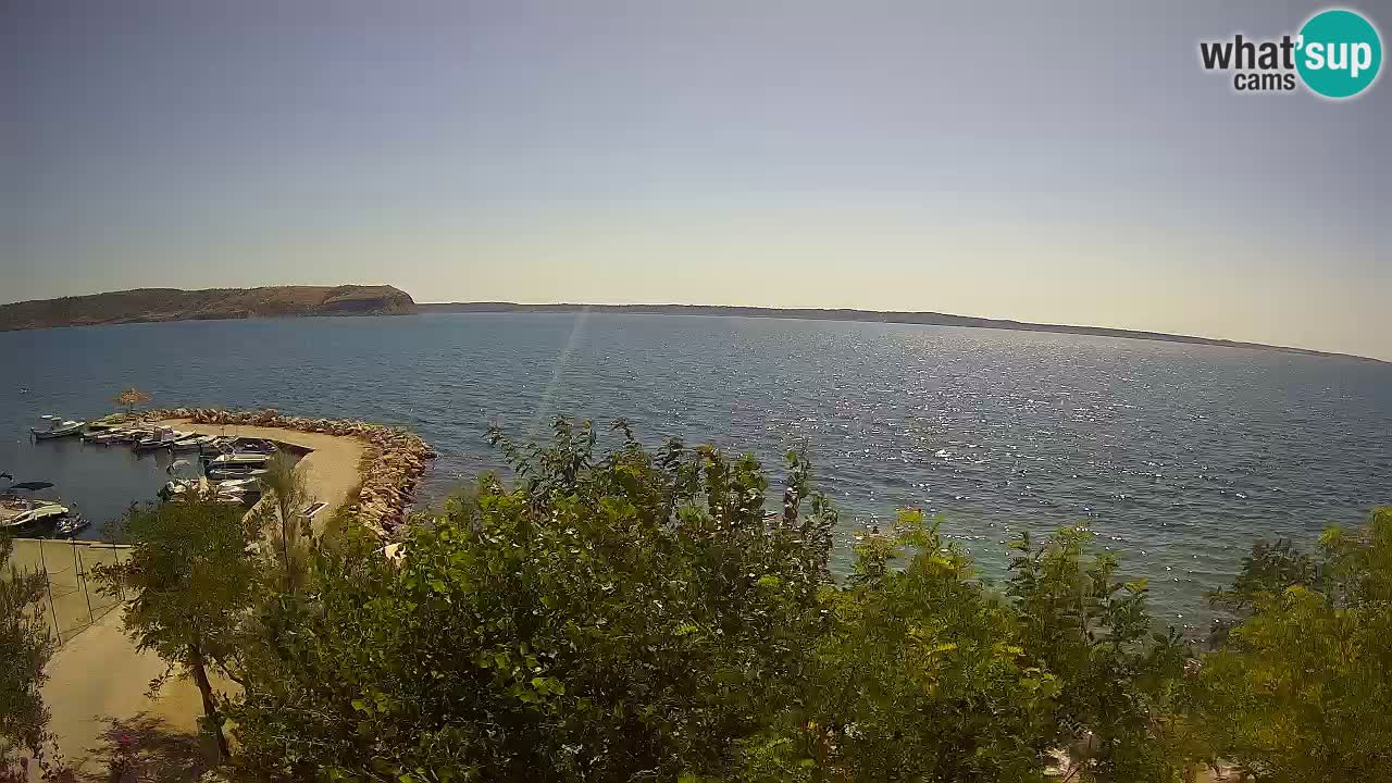 Kamp Odmoree spletna kamera Ražanac – Dalmacija