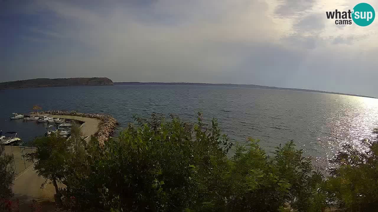 Camping Odmoree live webcam Ražanac – Dalmatien