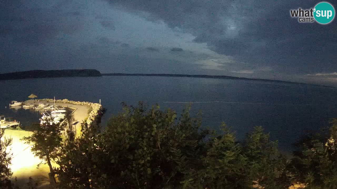 Camping Odmoree camera en vivo Ražanac – Dalmacia