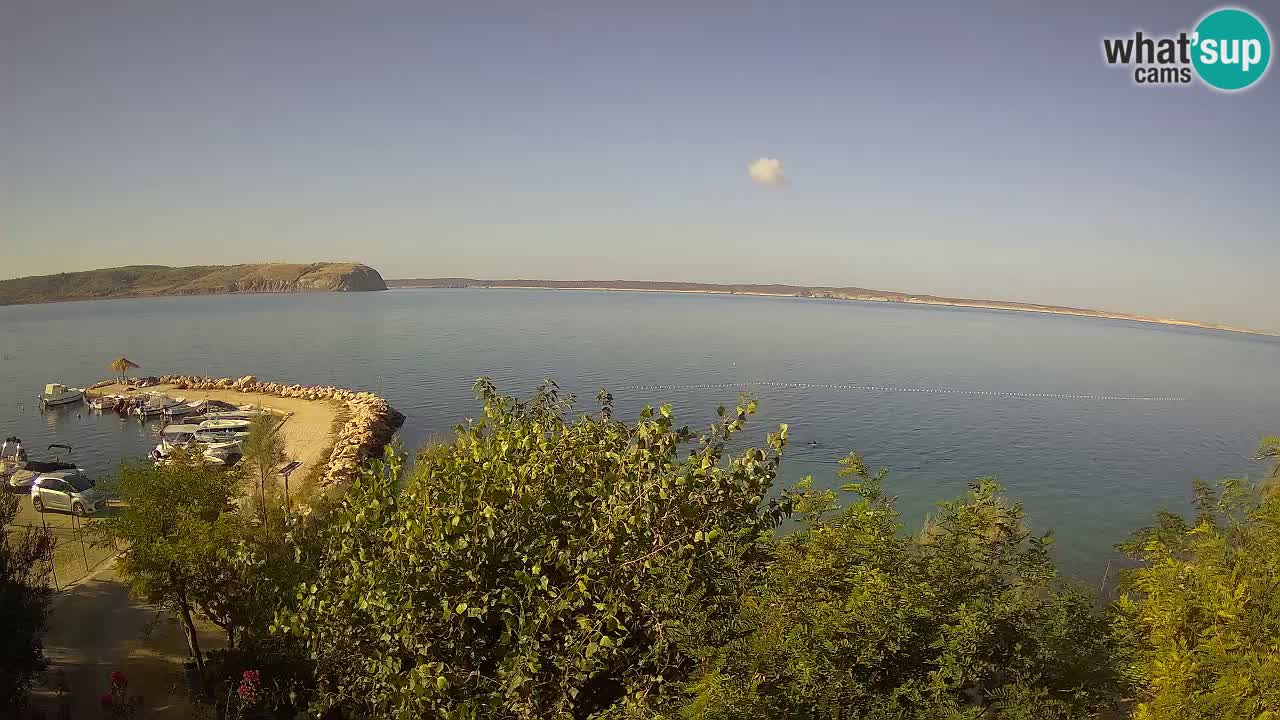 Camping Odmoree camera en vivo Ražanac – Dalmacia