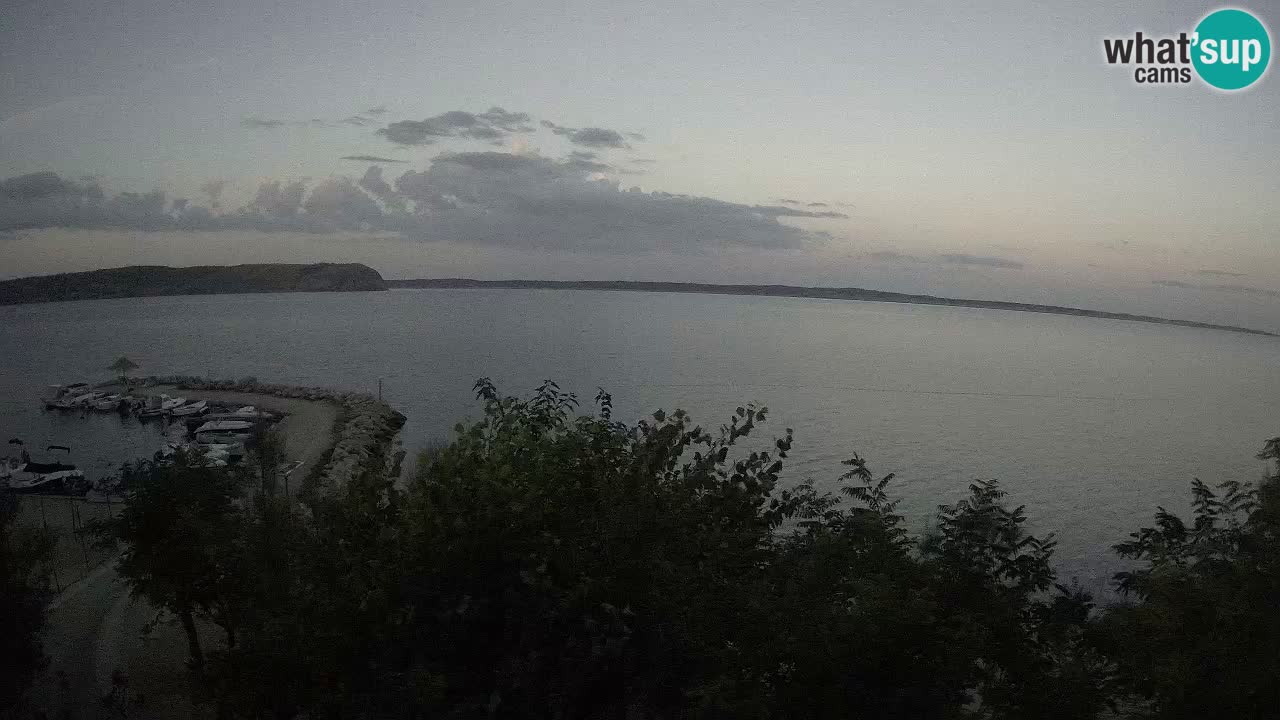 Kamp Odmoree spletna kamera Ražanac – Dalmacija