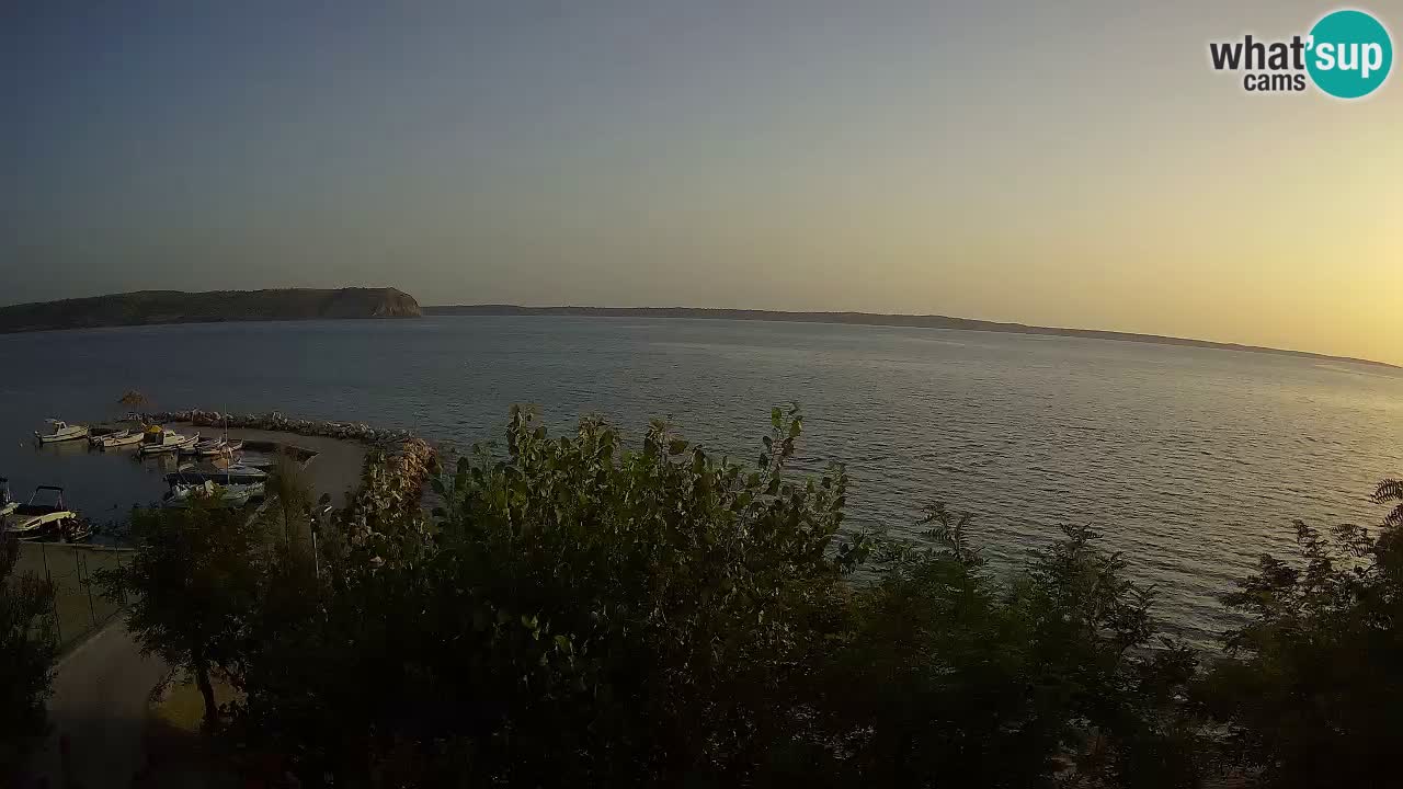 Kamp Odmoree spletna kamera Ražanac – Dalmacija