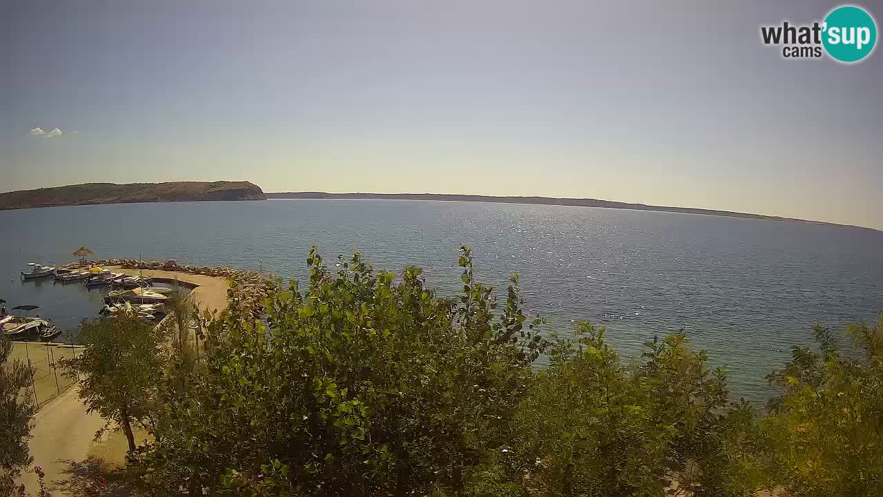 Camping Odmoree camera en vivo Ražanac – Dalmacia