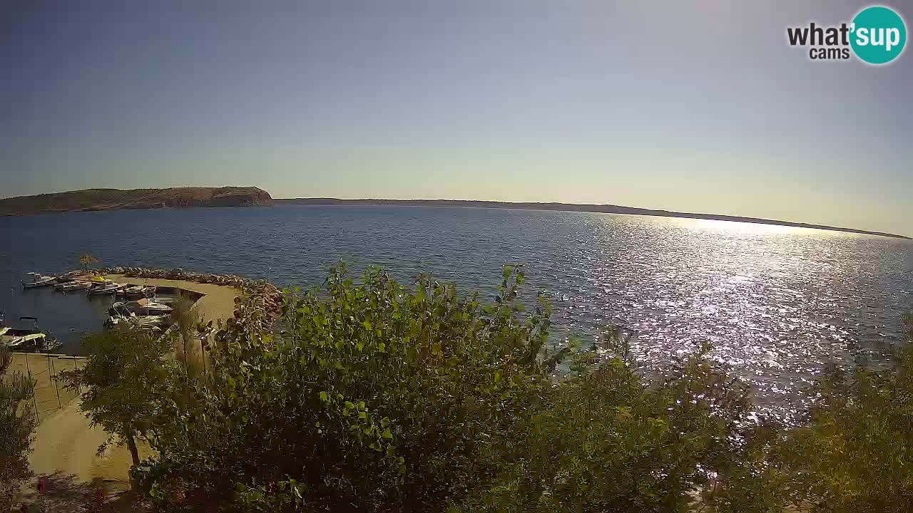 Camping Odmoree live webcam Ražanac – Dalmatien