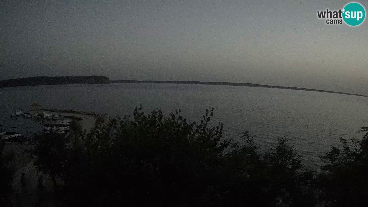Kamp Odmoree spletna kamera Ražanac – Dalmacija