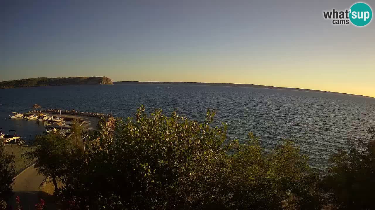 Camping Odmoree live cam Ražanac – Dalmatie