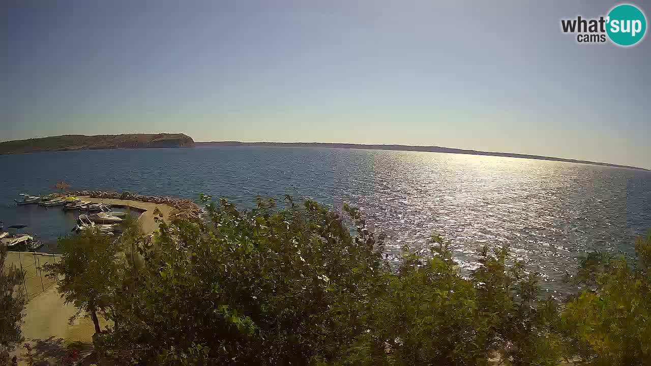 Camping Odmoree live cam Ražanac – Dalmatie