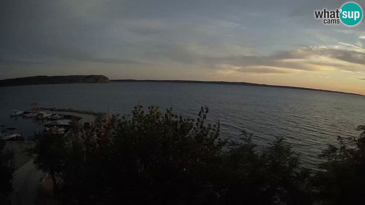 Camping Odmoree camera en vivo Ražanac – Dalmacia
