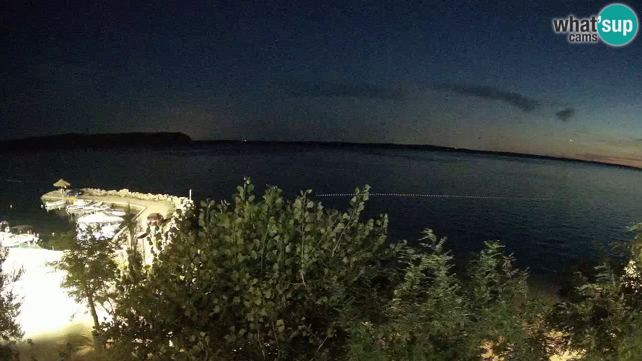 Camping Odmoree live webcam Ražanac – Dalmatien