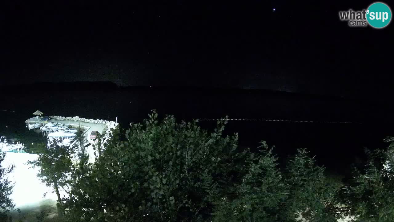 Kamp Odmoree spletna kamera Ražanac – Dalmacija