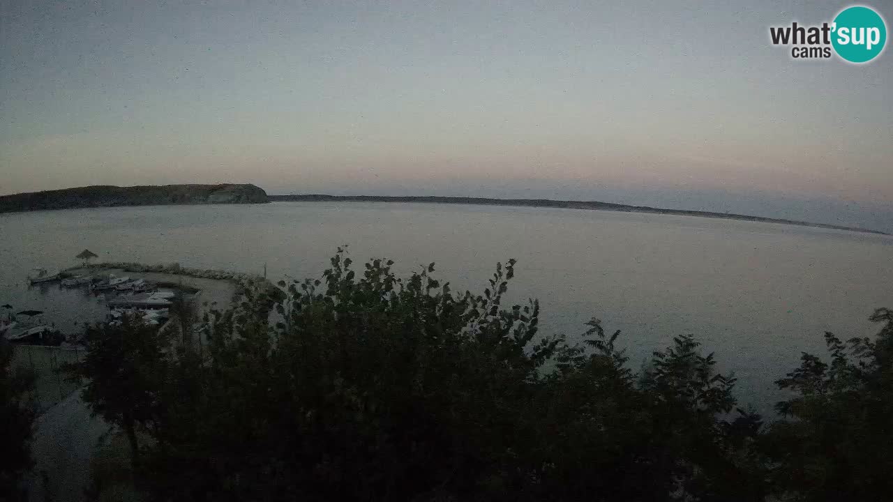 Kamp Odmoree spletna kamera Ražanac – Dalmacija