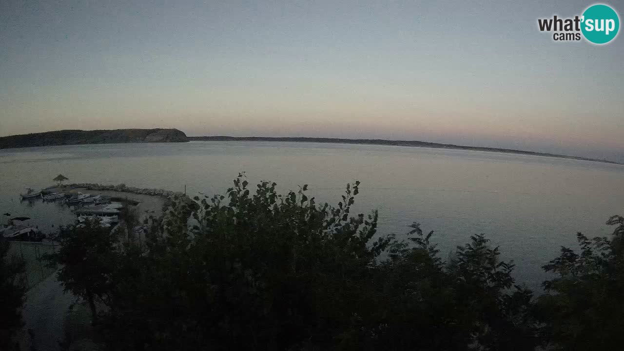 Camping Odmoree camera en vivo Ražanac – Dalmacia