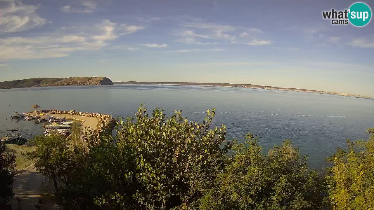 Kamp Odmoree spletna kamera Ražanac – Dalmacija