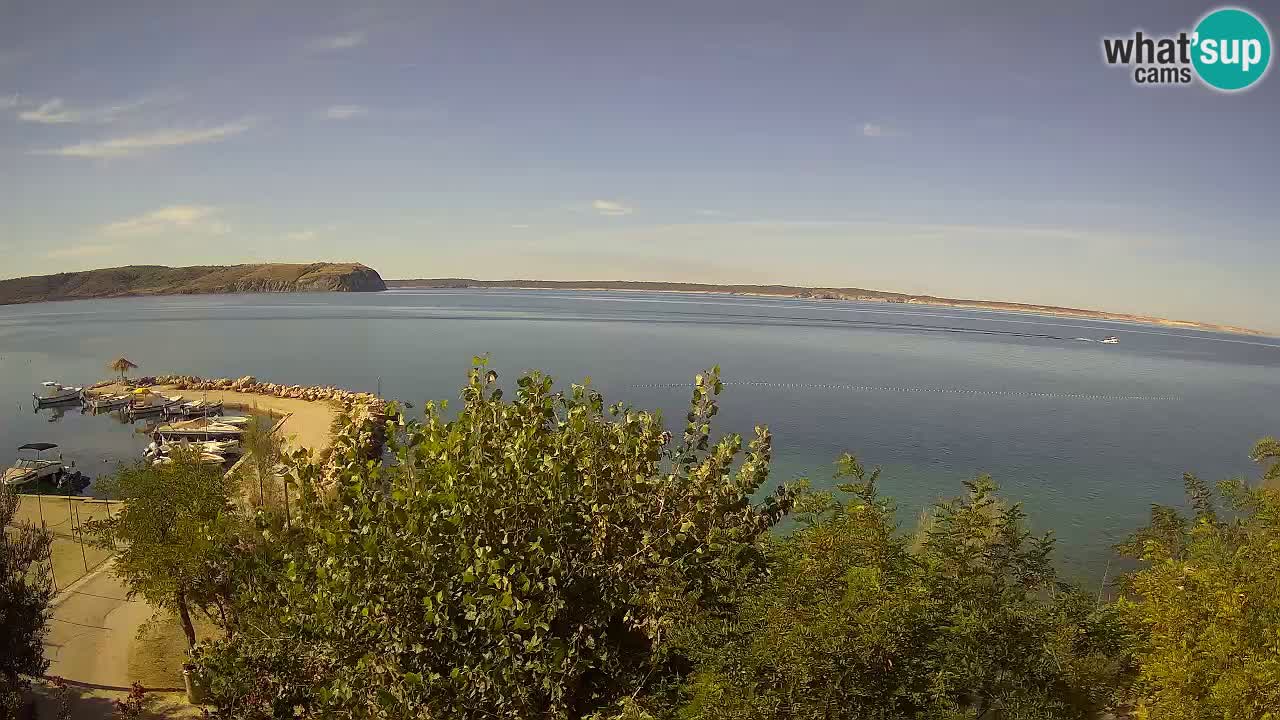 Camping Odmoree camera en vivo Ražanac – Dalmacia