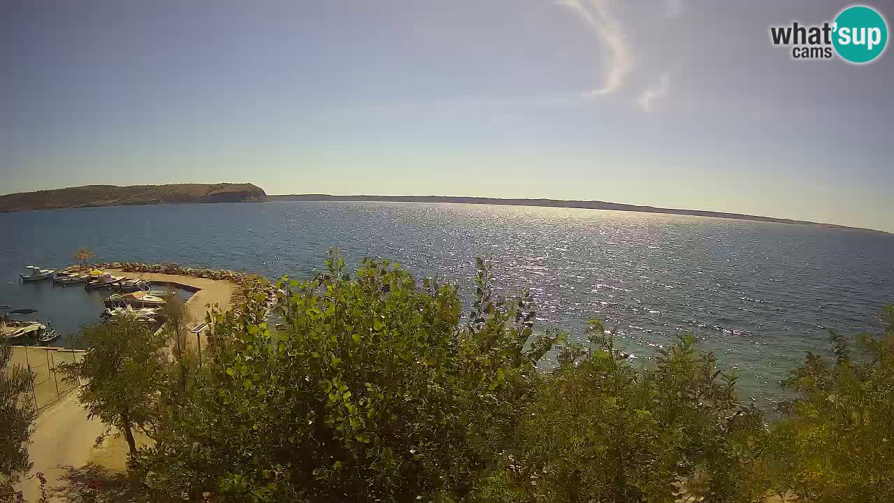 Kamp Odmoree spletna kamera Ražanac – Dalmacija