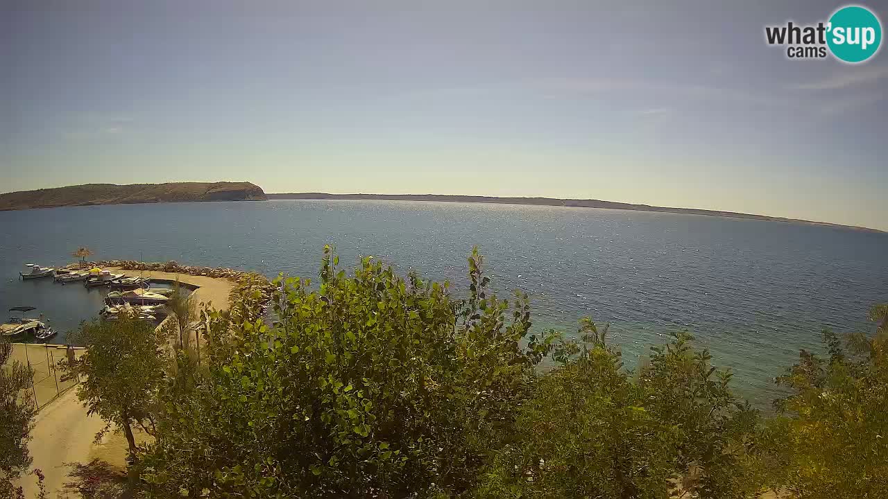 Kamp Odmoree spletna kamera Ražanac – Dalmacija