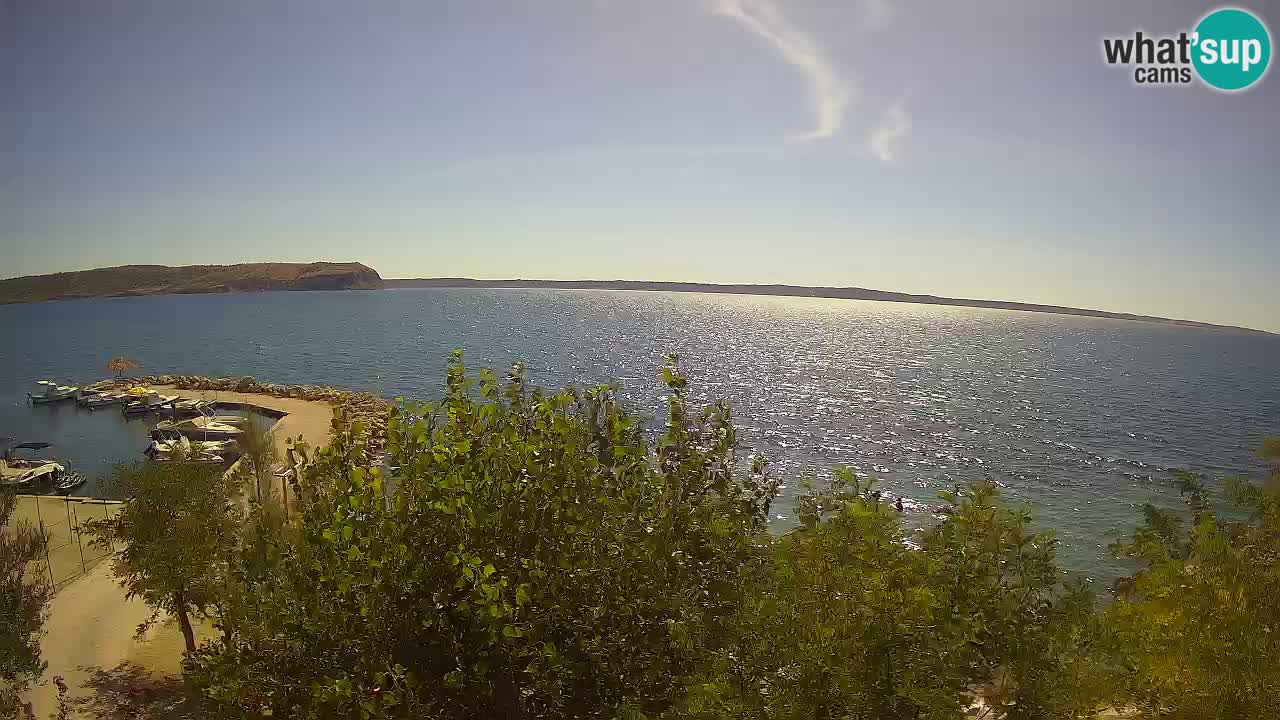 Kamp Odmoree spletna kamera Ražanac – Dalmacija