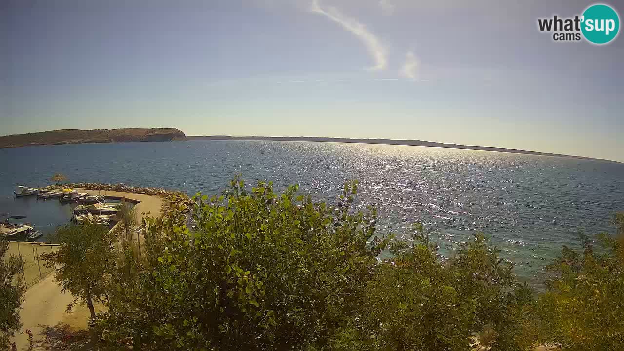 Kamp Odmoree spletna kamera Ražanac – Dalmacija