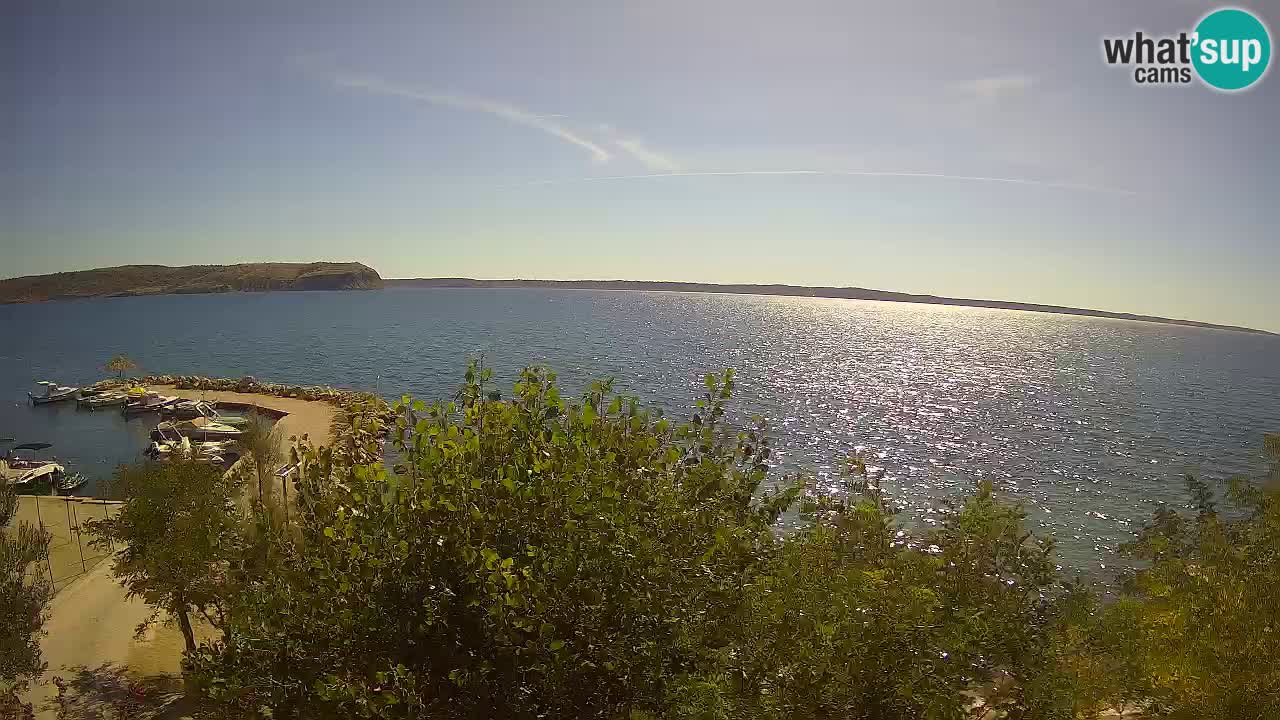 Camping Odmoree camera en vivo Ražanac – Dalmacia
