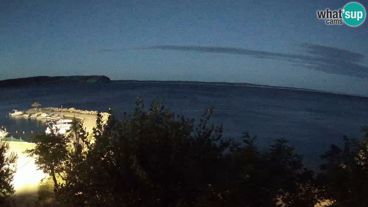 Camping Odmoree live webcam Ražanac – Dalmatien