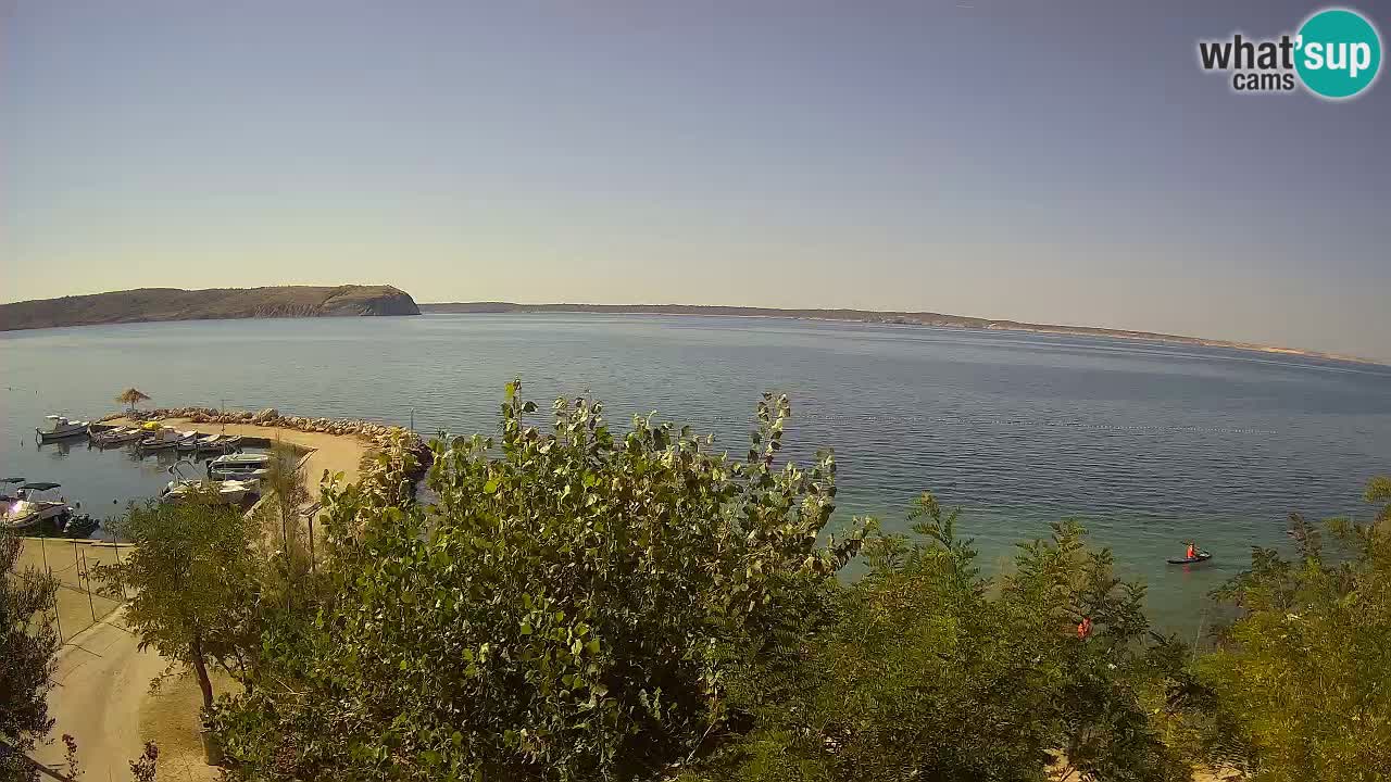 Camping Odmoree live cam Ražanac – Dalmatie