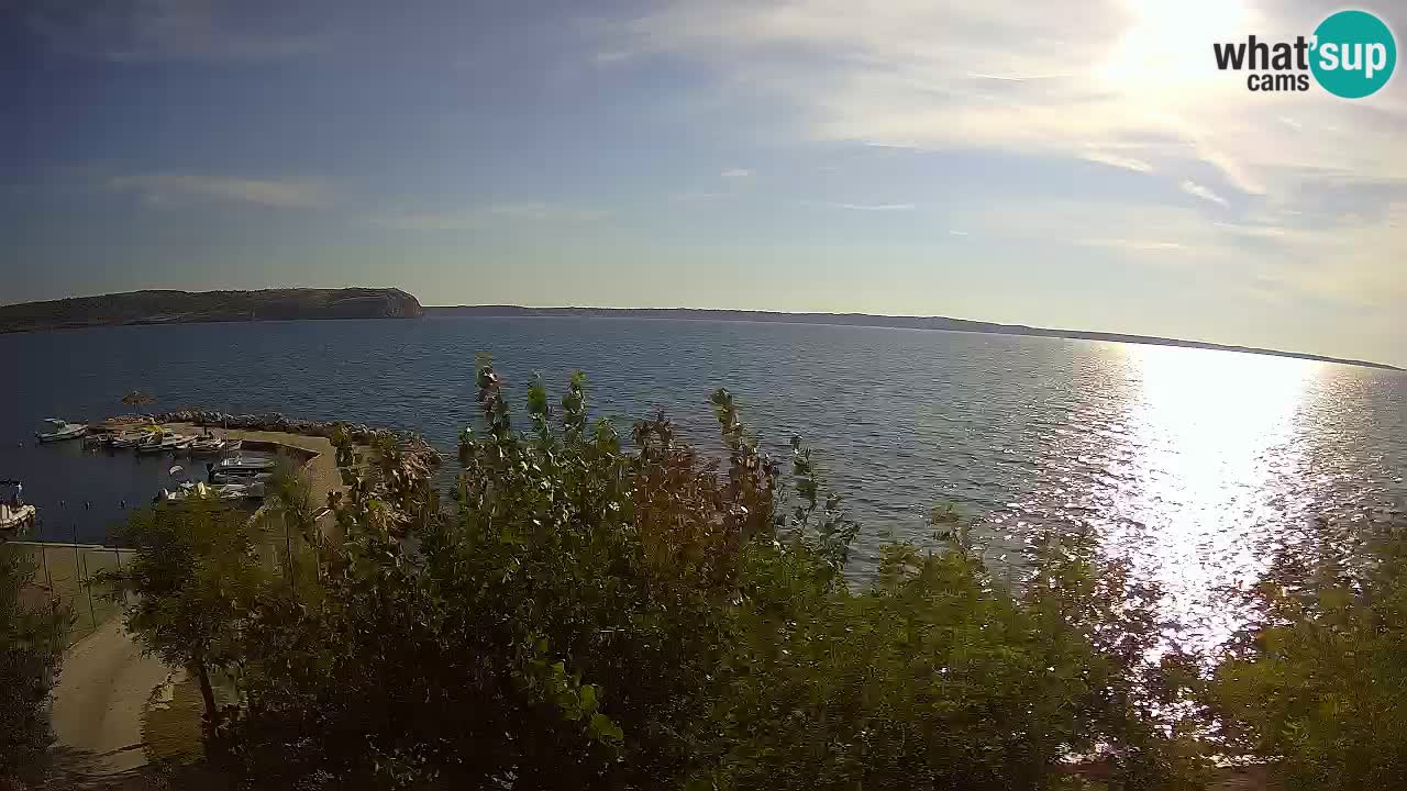 Camping Odmoree camera en vivo Ražanac – Dalmacia