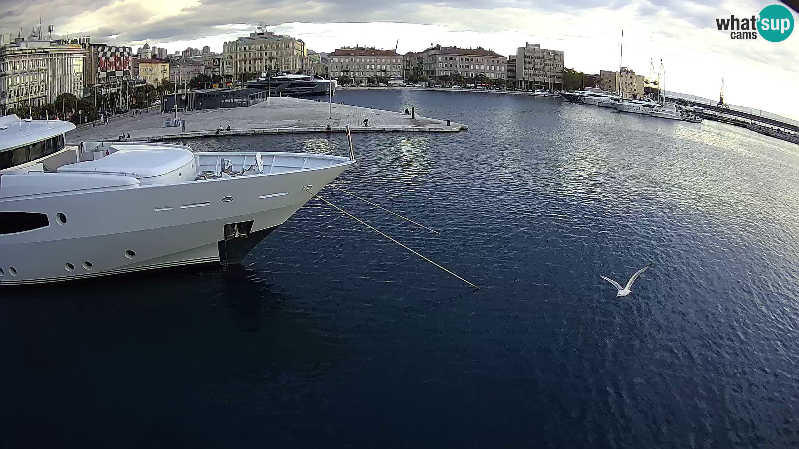Rijeka – Botel Marina web kamera