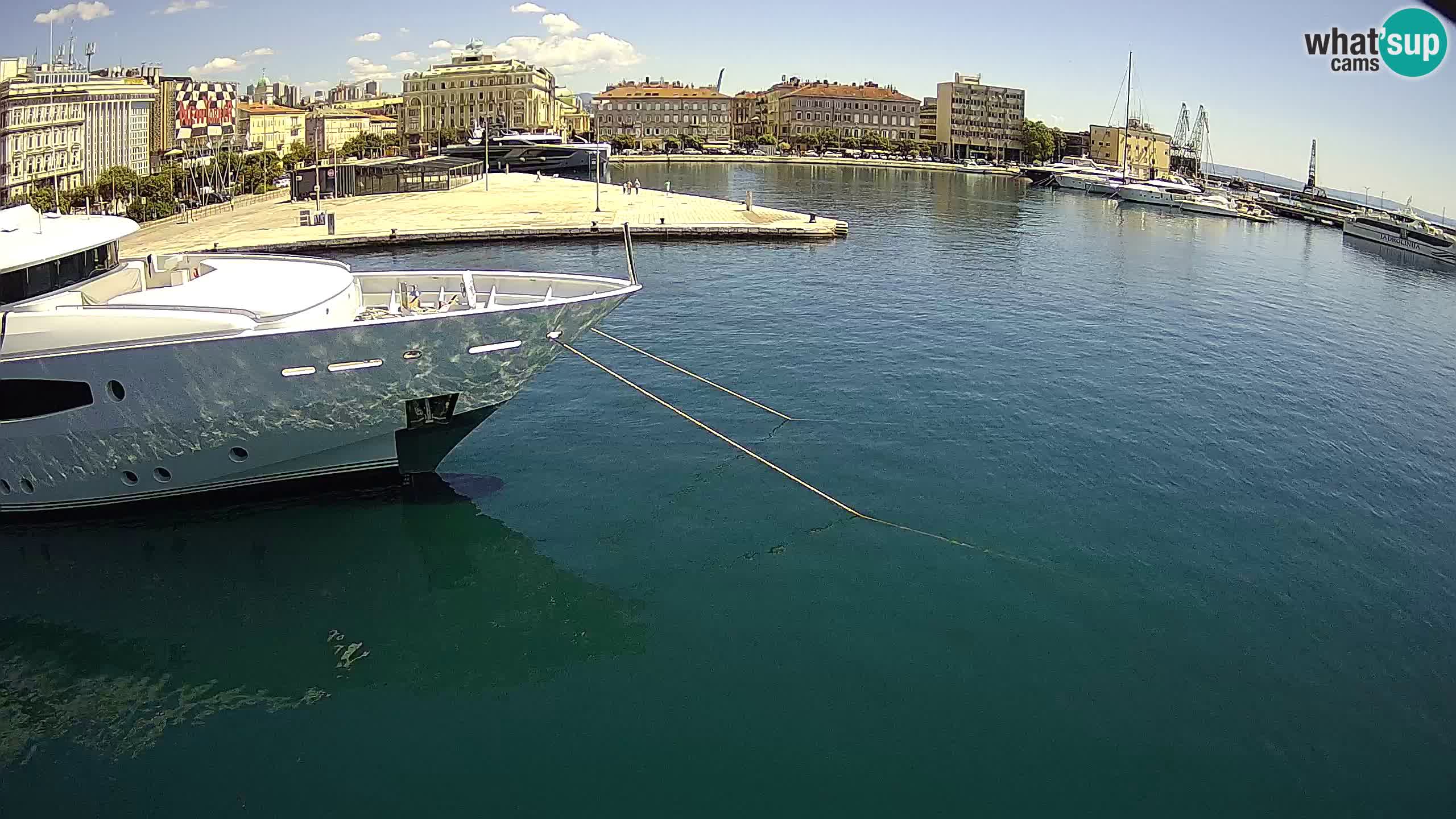 Botel Marina – Fiume live webcam