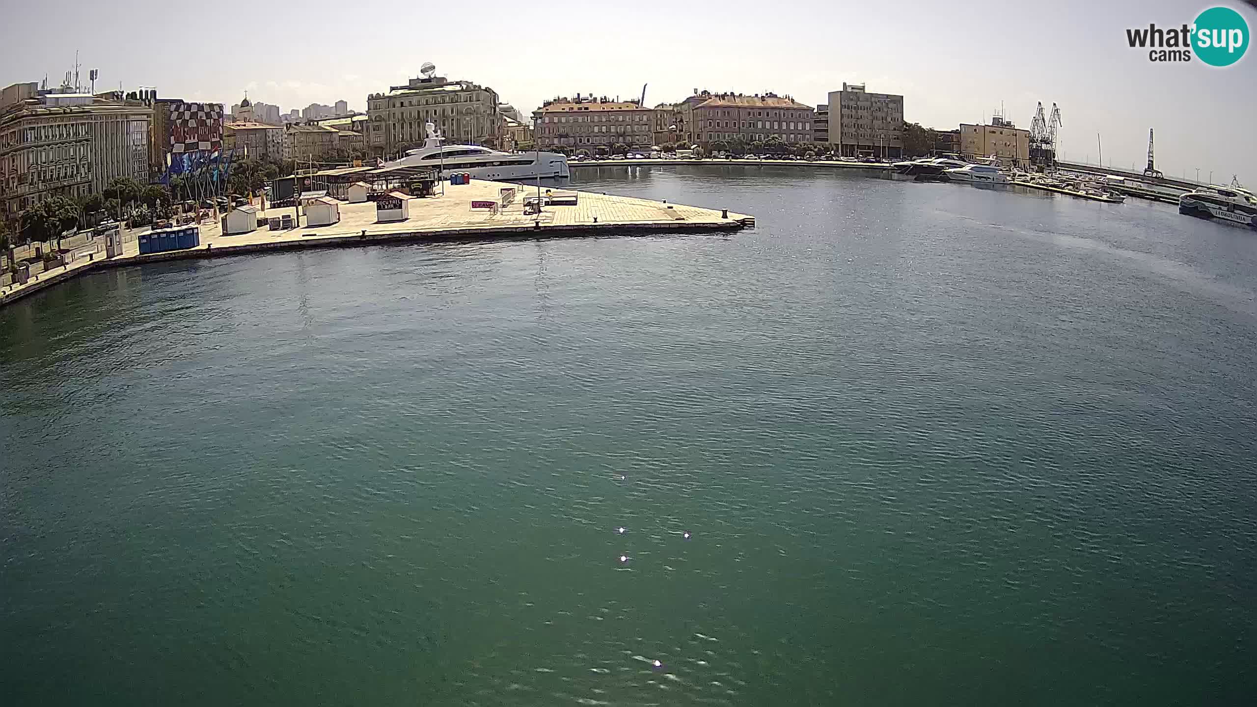 Botel Marina cámara web en vivo Rijeka