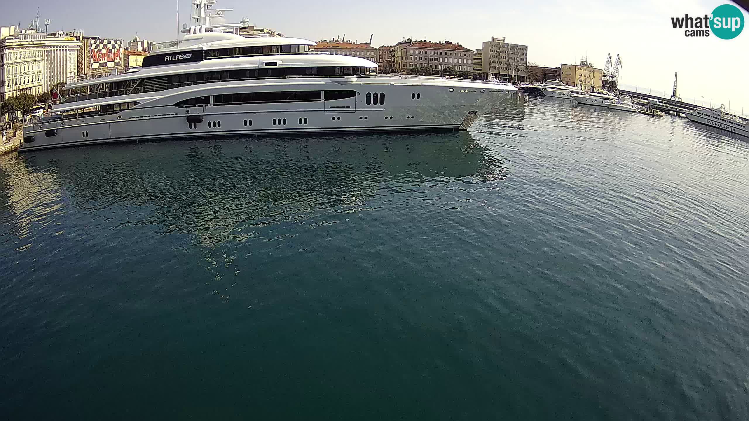 Botel Marina cámara web en vivo Rijeka