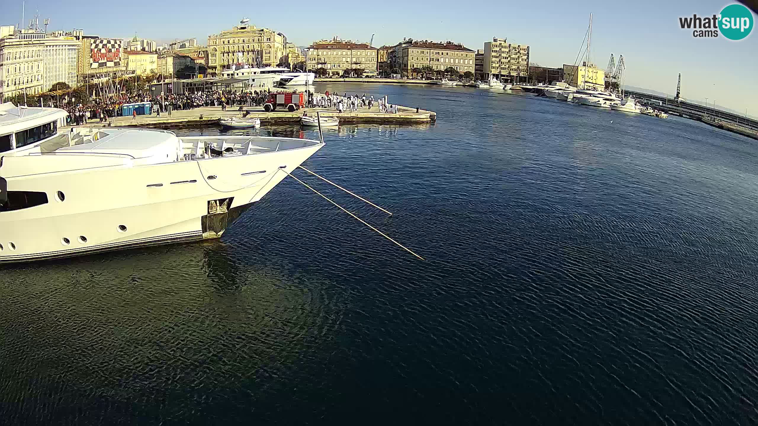 Botel Marina cámara web en vivo Rijeka