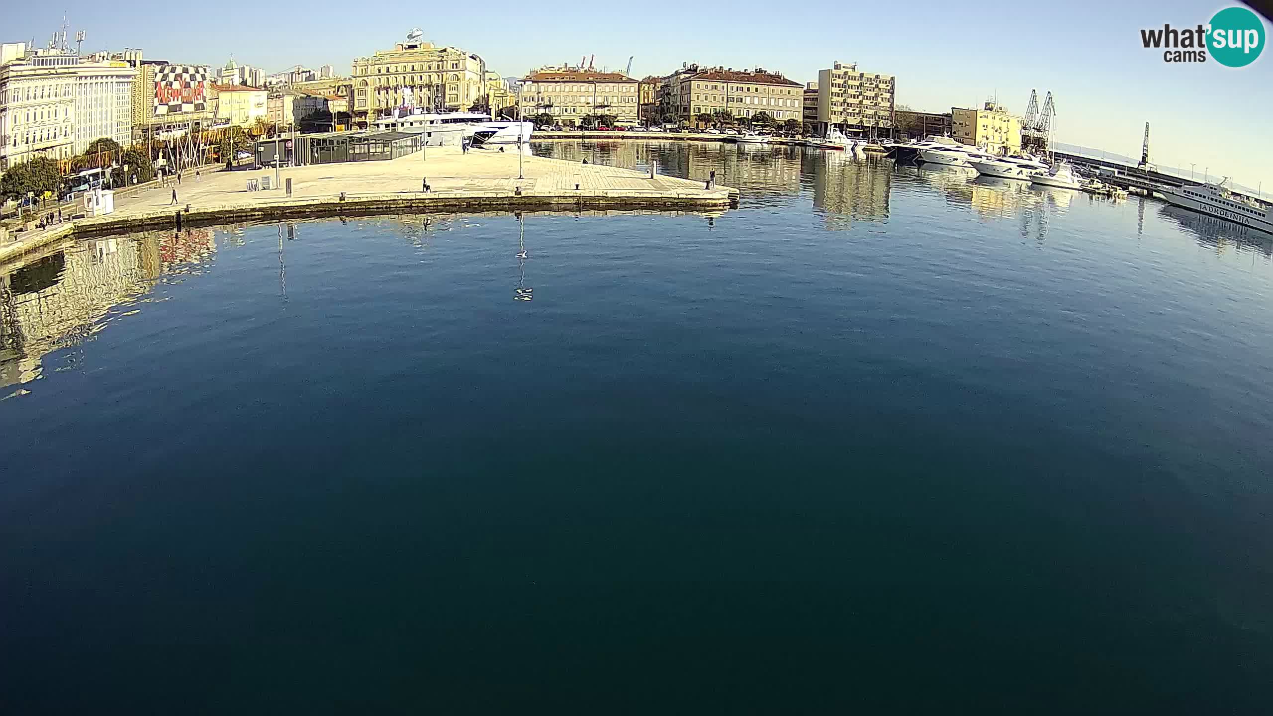 Botel Marina cámara web en vivo Rijeka