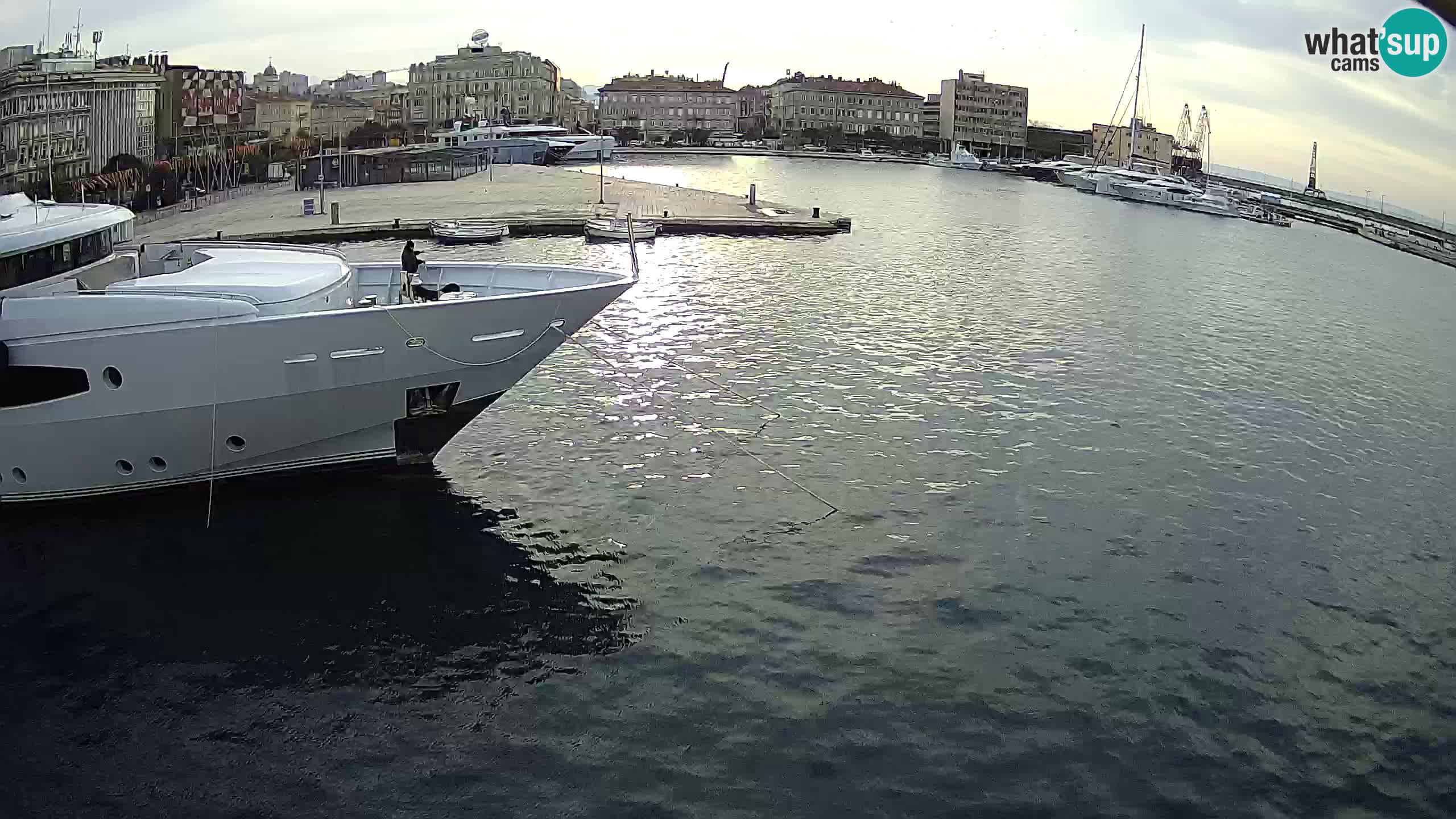 Rijeka – Botel Marina webcam en direct