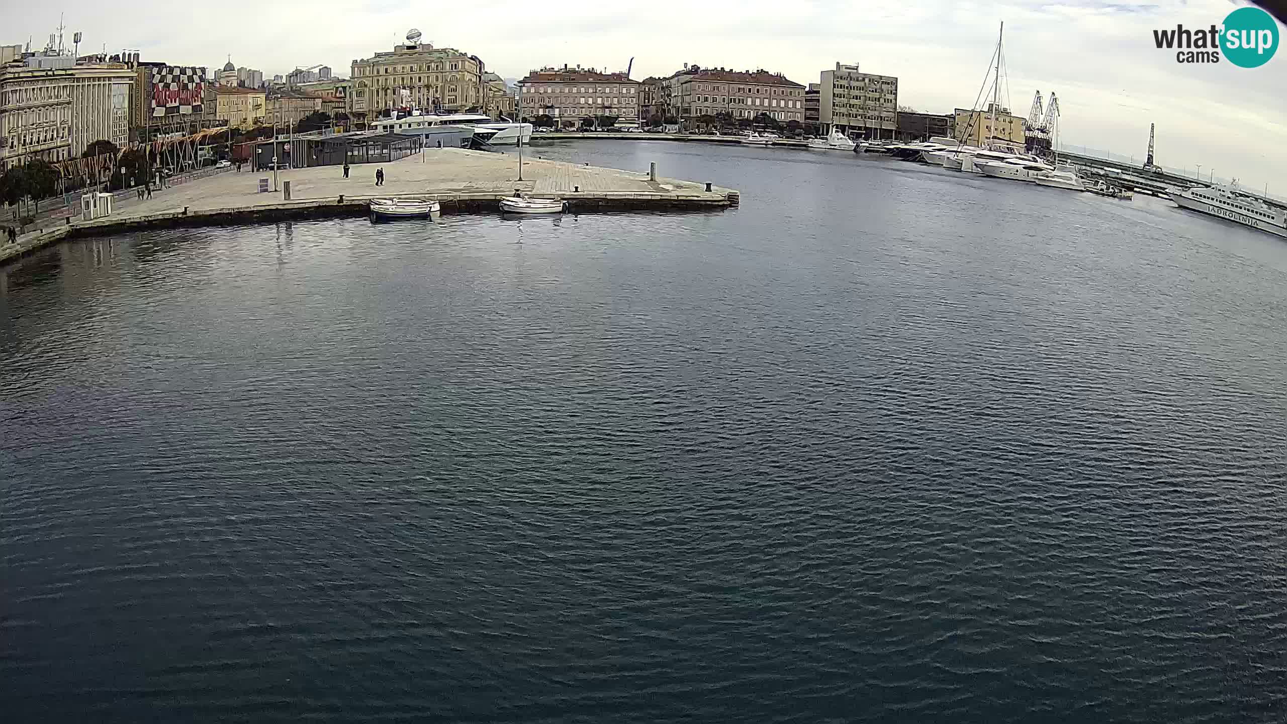 Botel Marina – Rijeka webcam