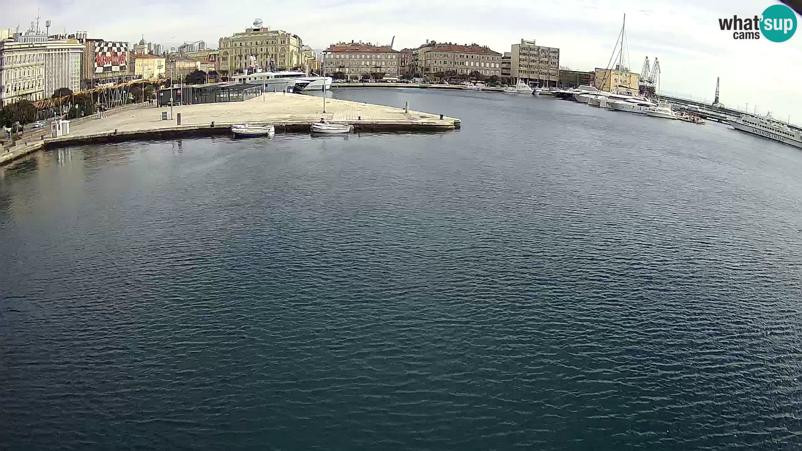 Botel Marina cámara web en vivo Rijeka