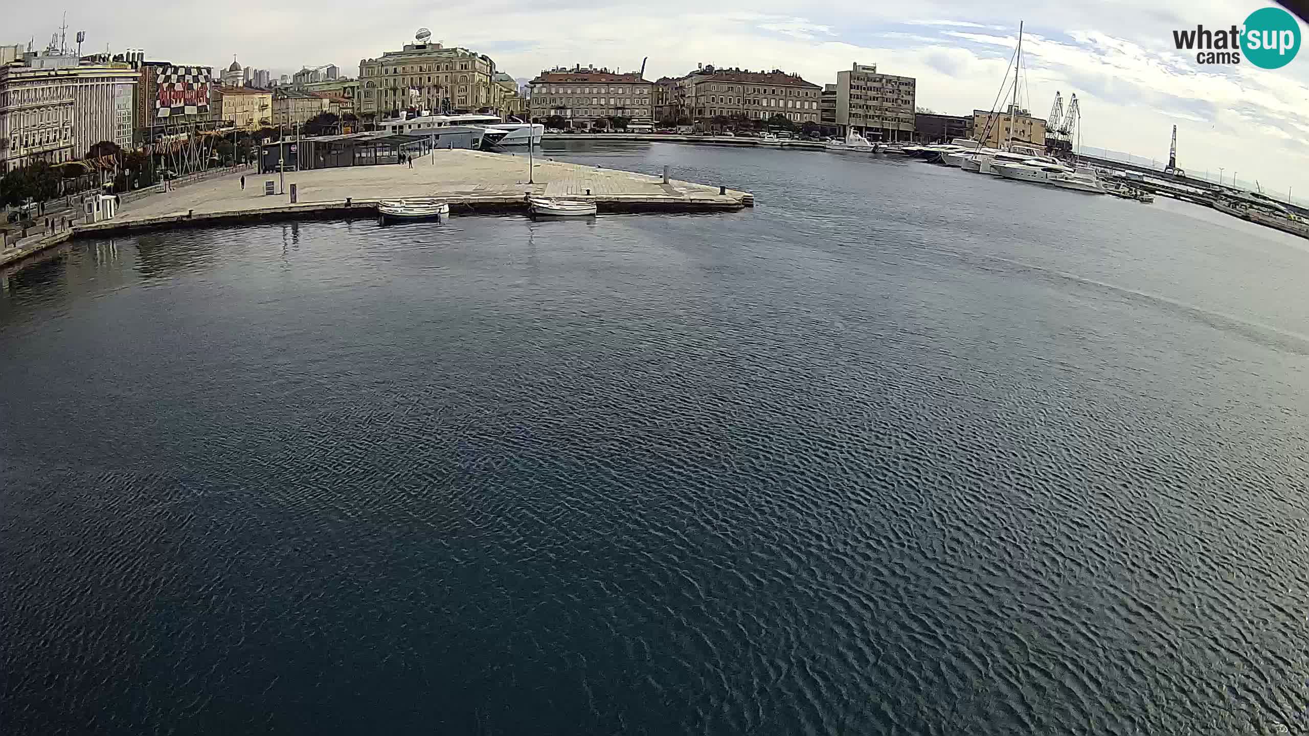 Botel Marina – Rijeka webcam