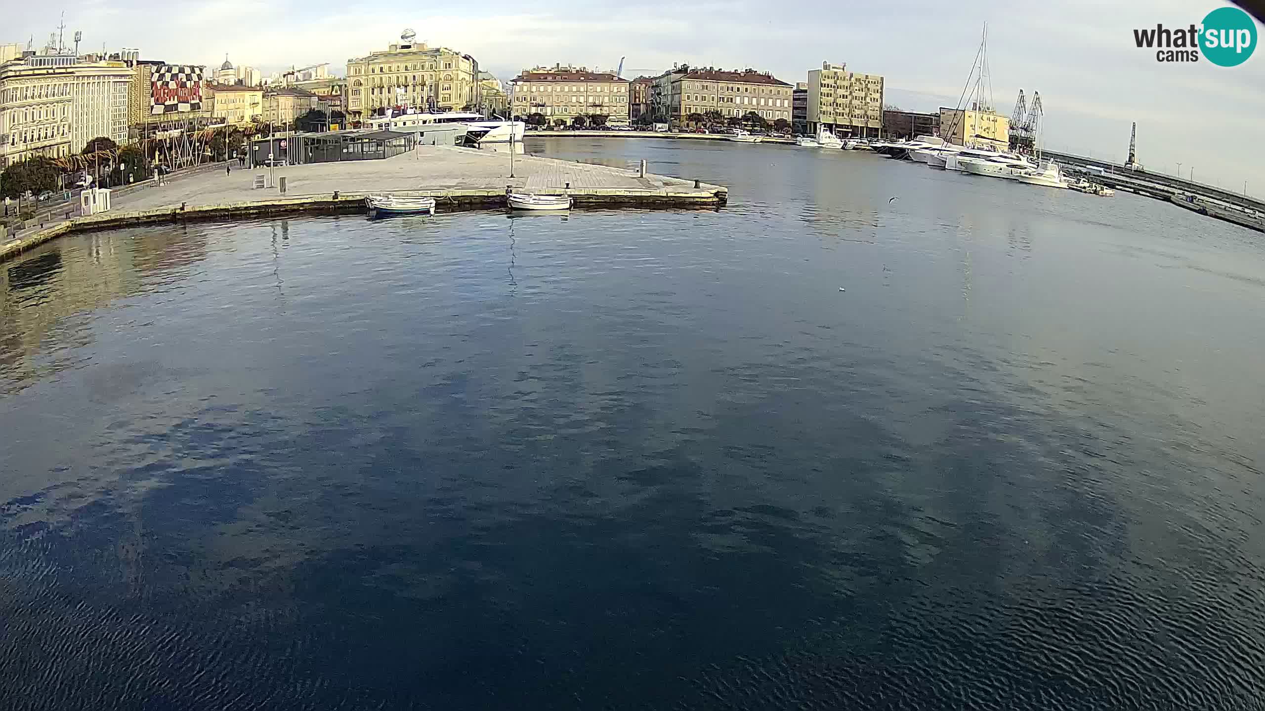 Botel Marina – Rijeka webcam