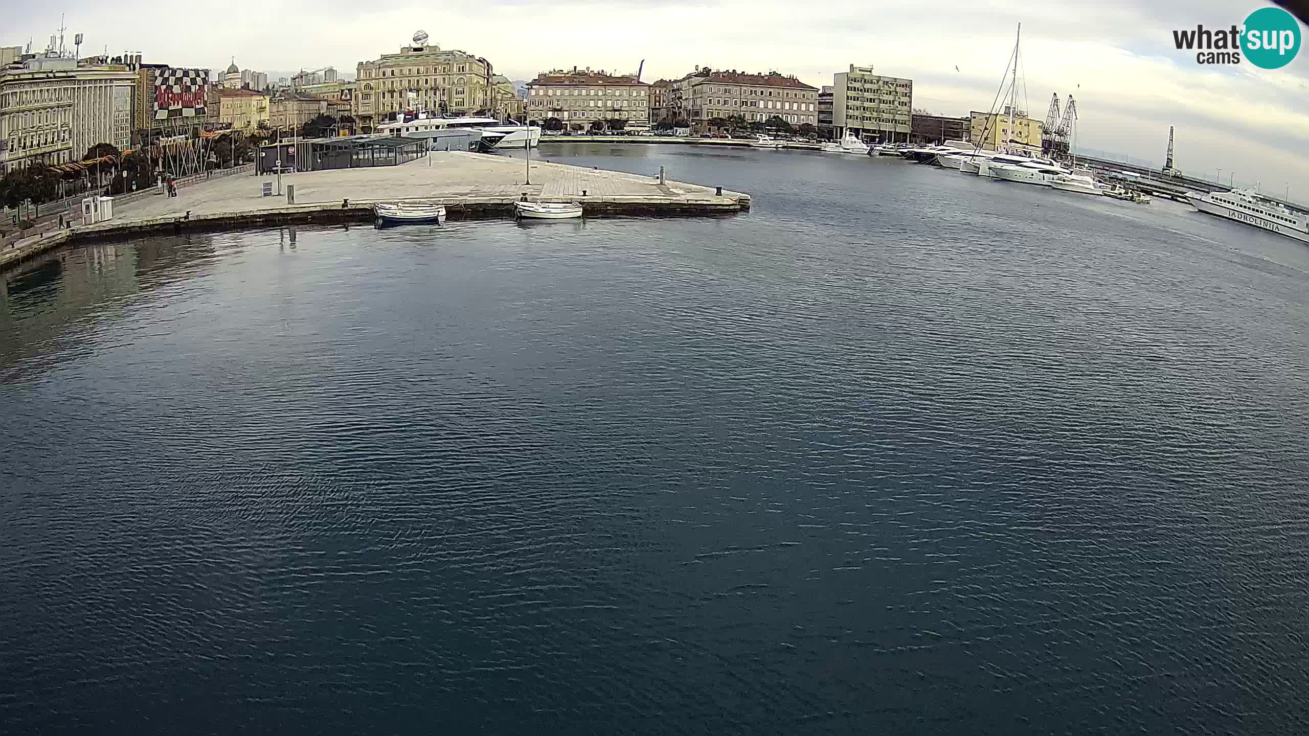 Rijeka – Botel Marina webcam en direct