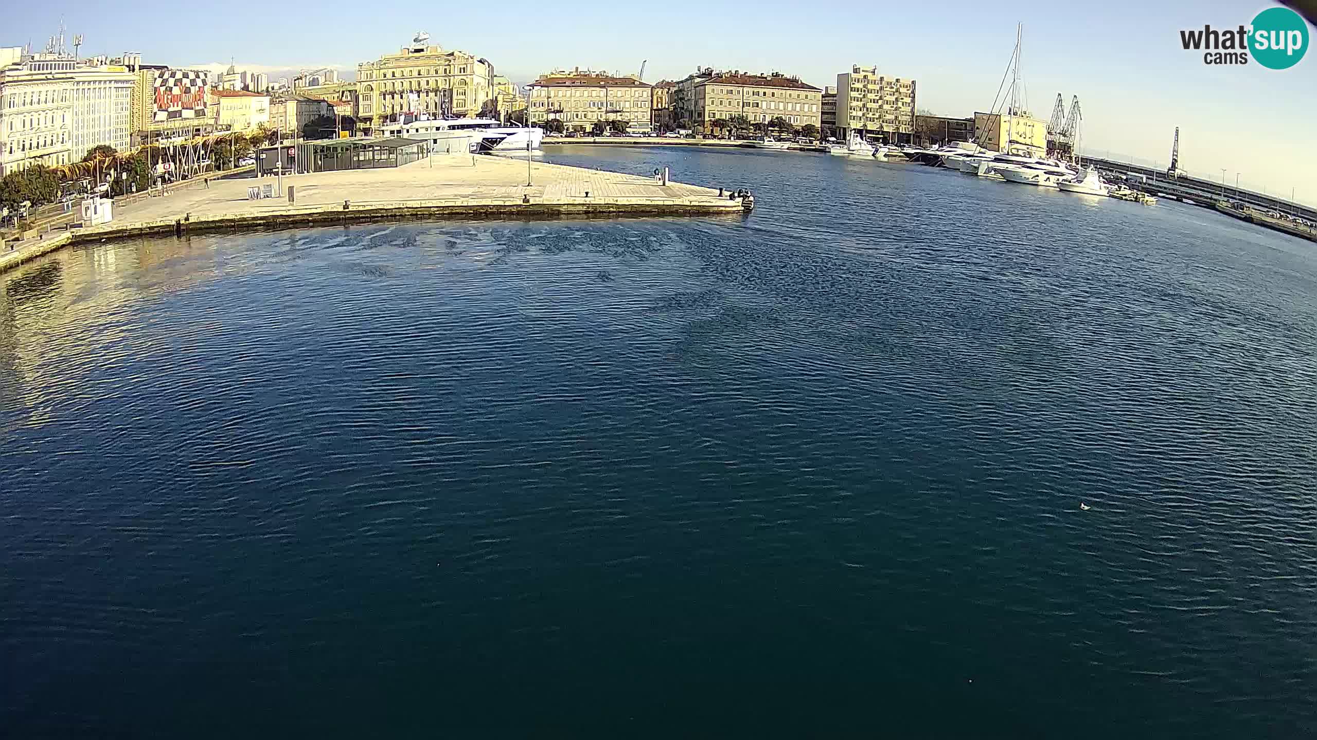 Botel Marina cámara web en vivo Rijeka