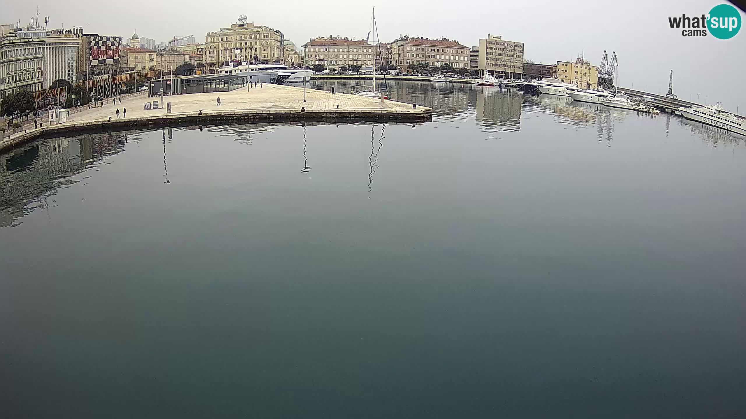 Botel Marina cámara web en vivo Rijeka