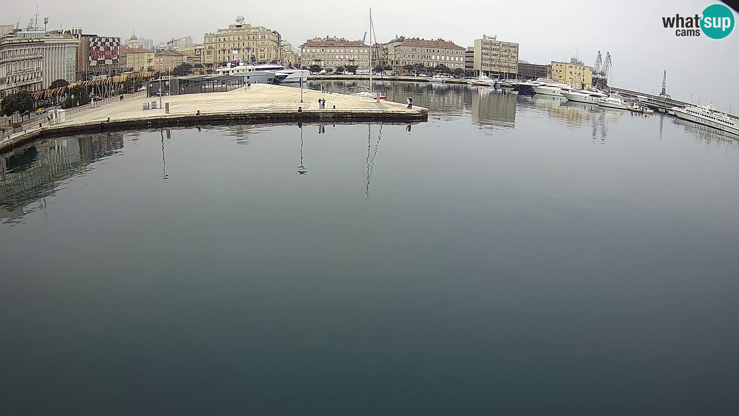 Botel Marina cámara web en vivo Rijeka