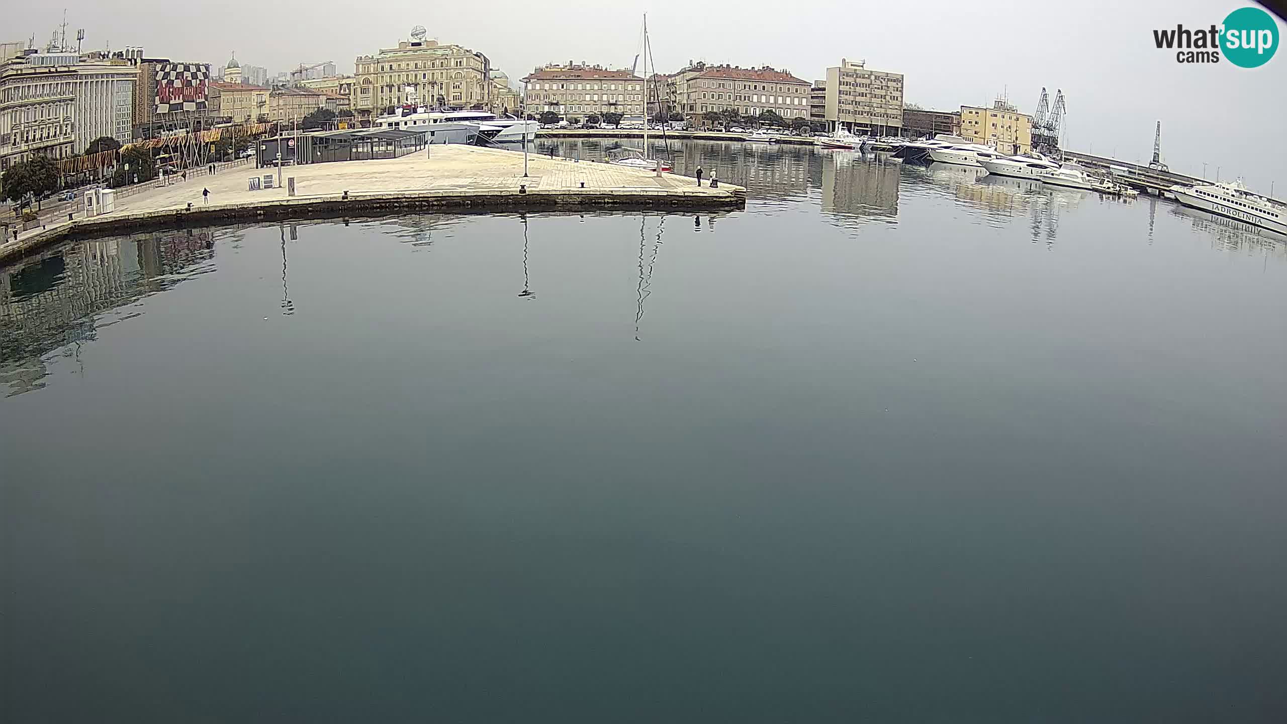 Botel Marina cámara web en vivo Rijeka