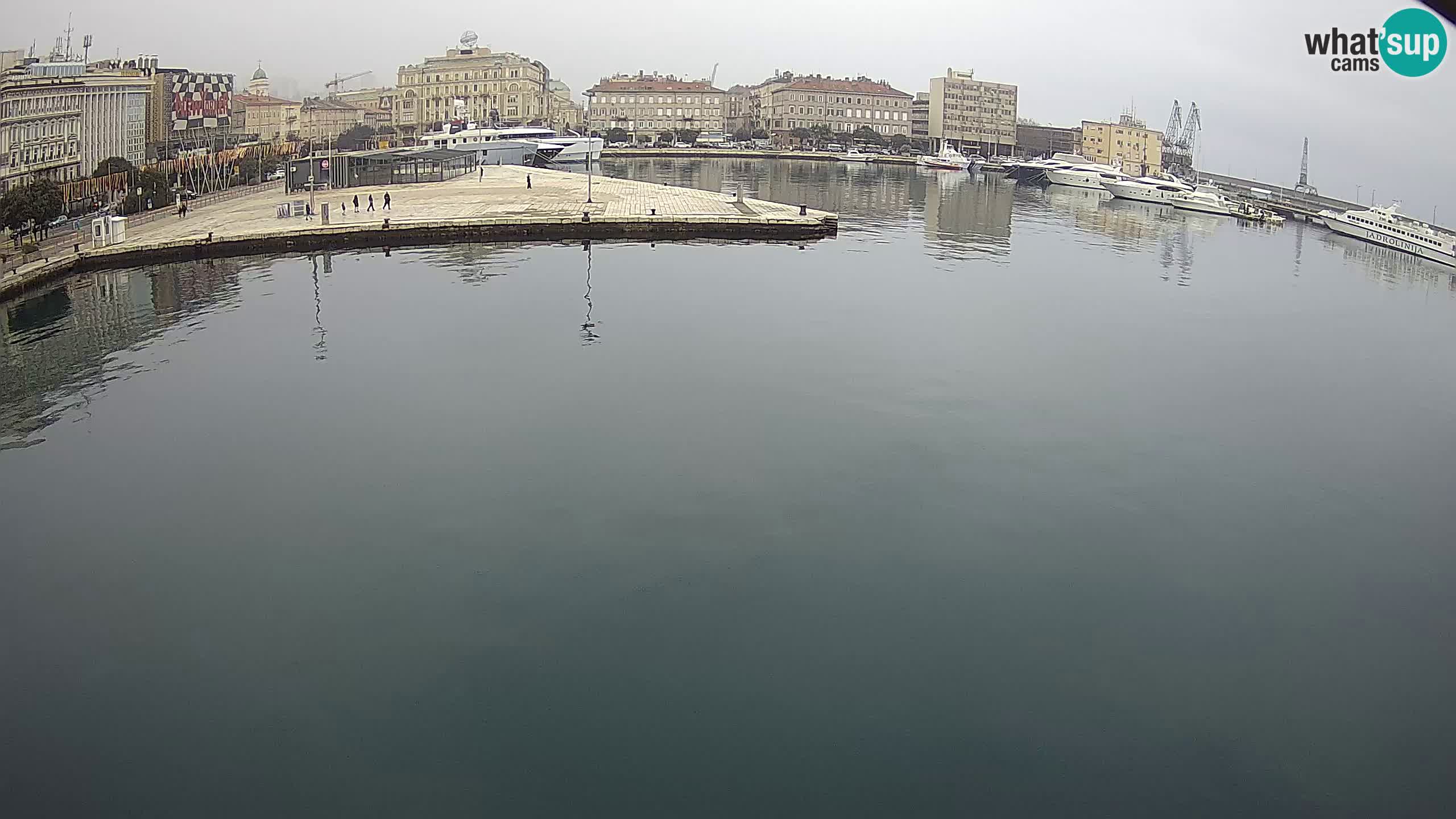 Rijeka – Botel Marina web kamera