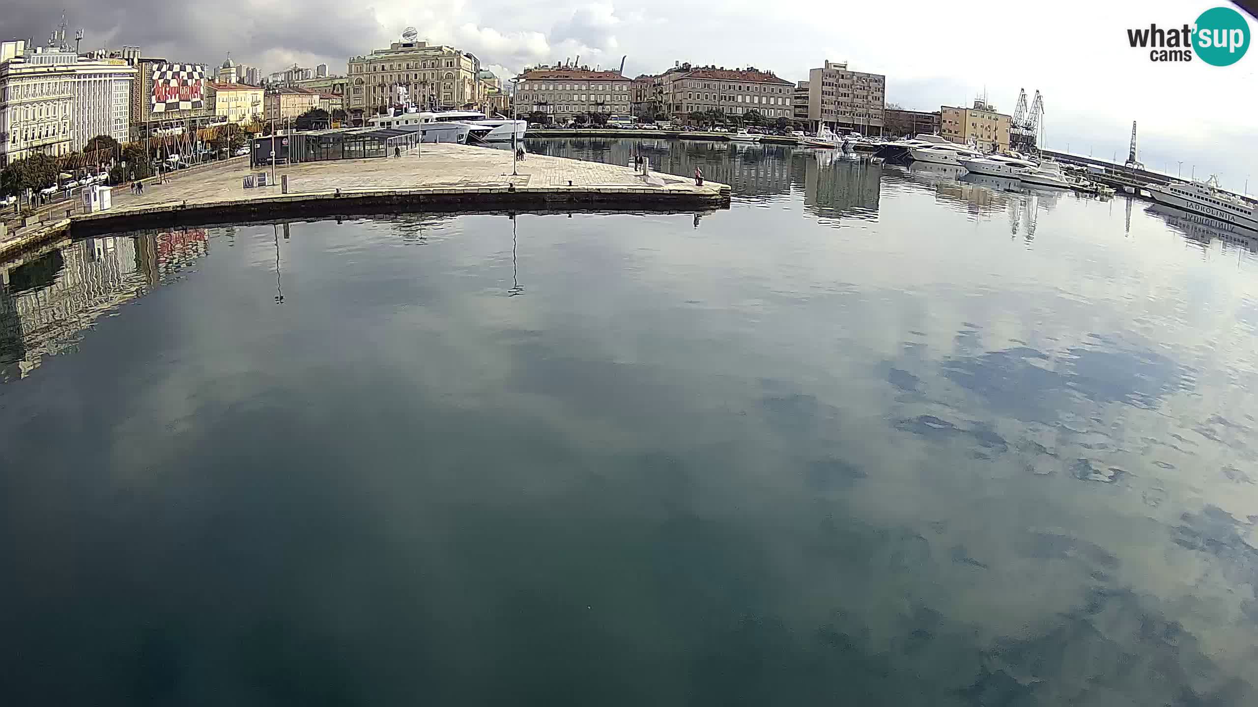 Botel Marina cámara web en vivo Rijeka