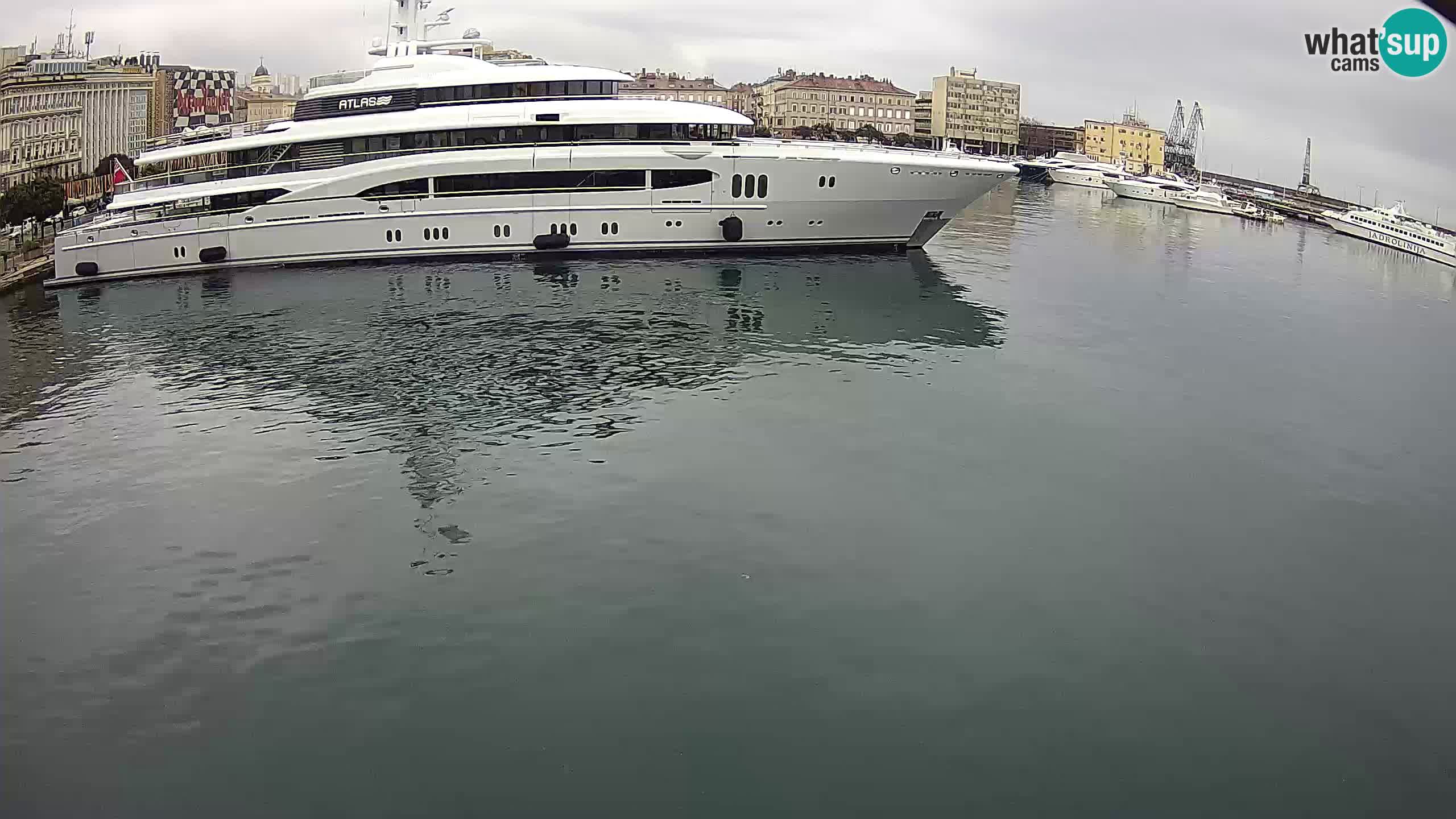 Botel Marina cámara web en vivo Rijeka