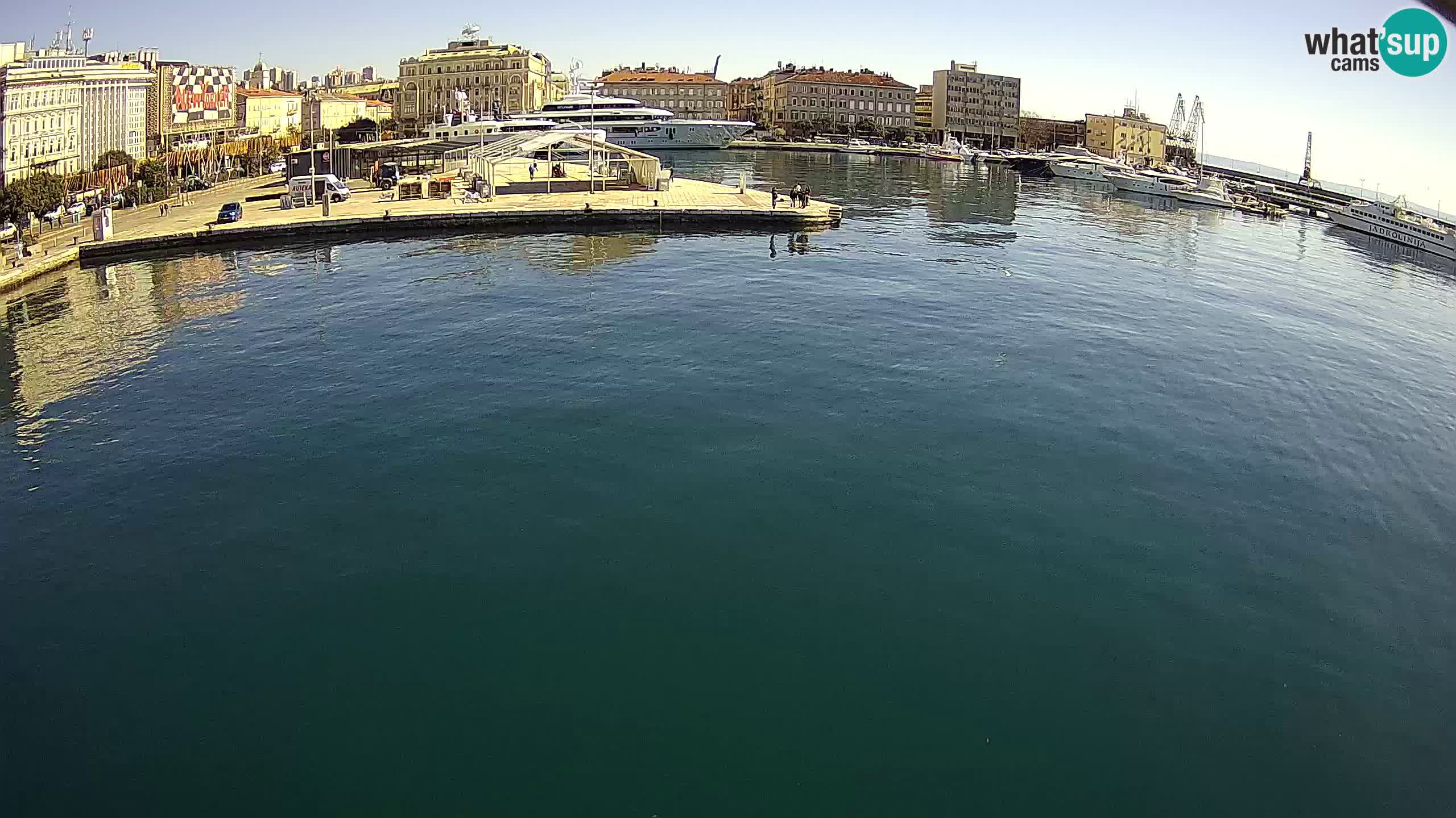 Botel Marina – Rijeka live cam