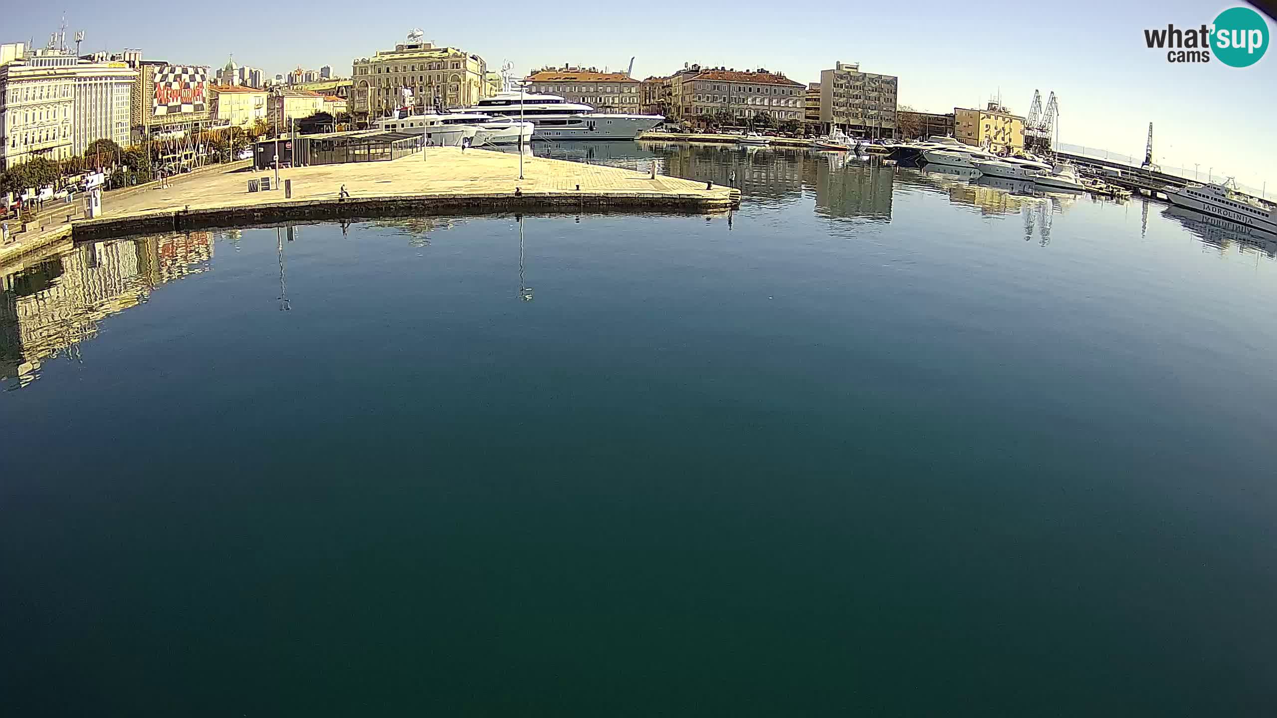 Rijeka – Botel Marina web kamera