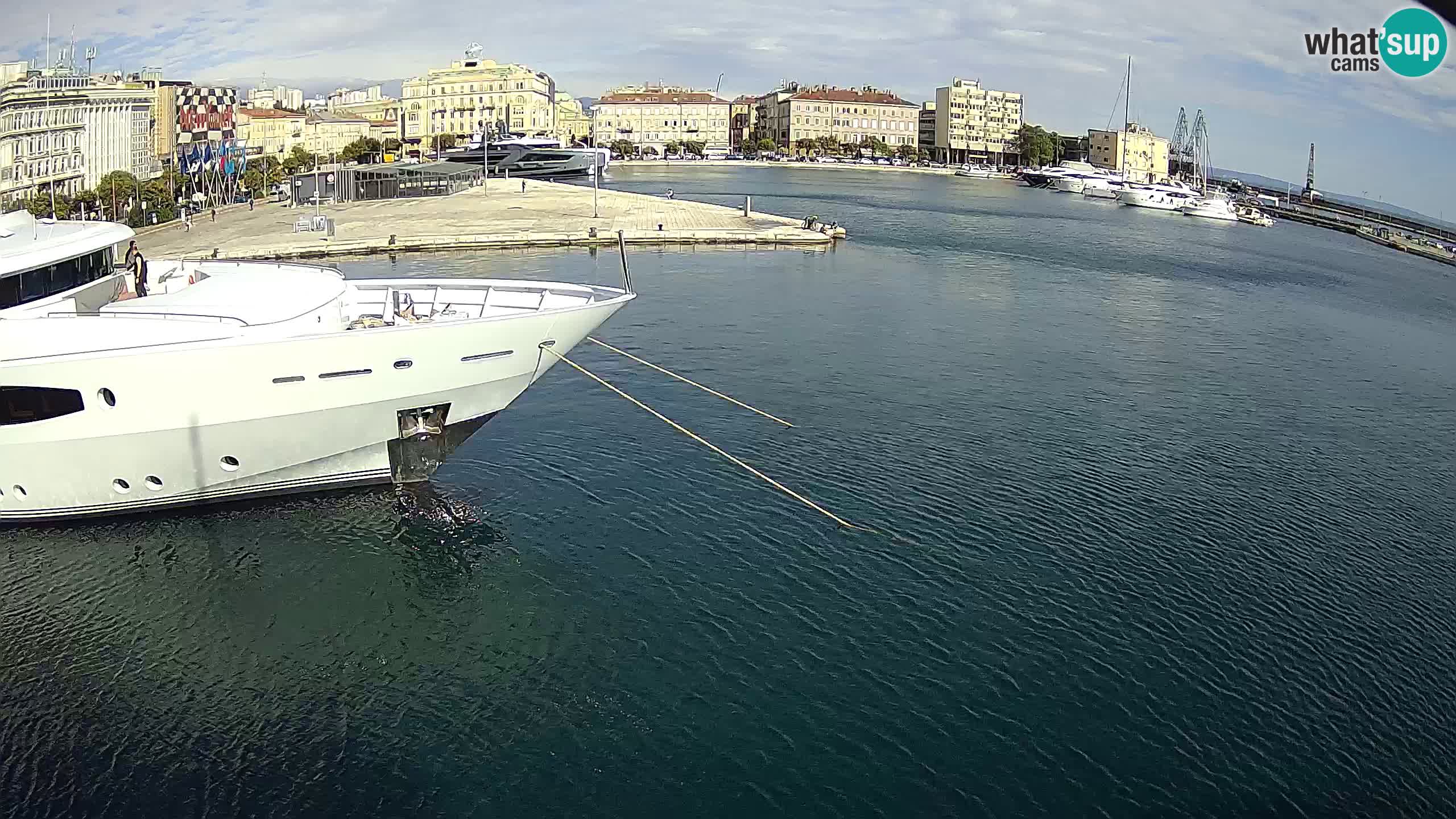 Reka – Botel Marina spletna kamera