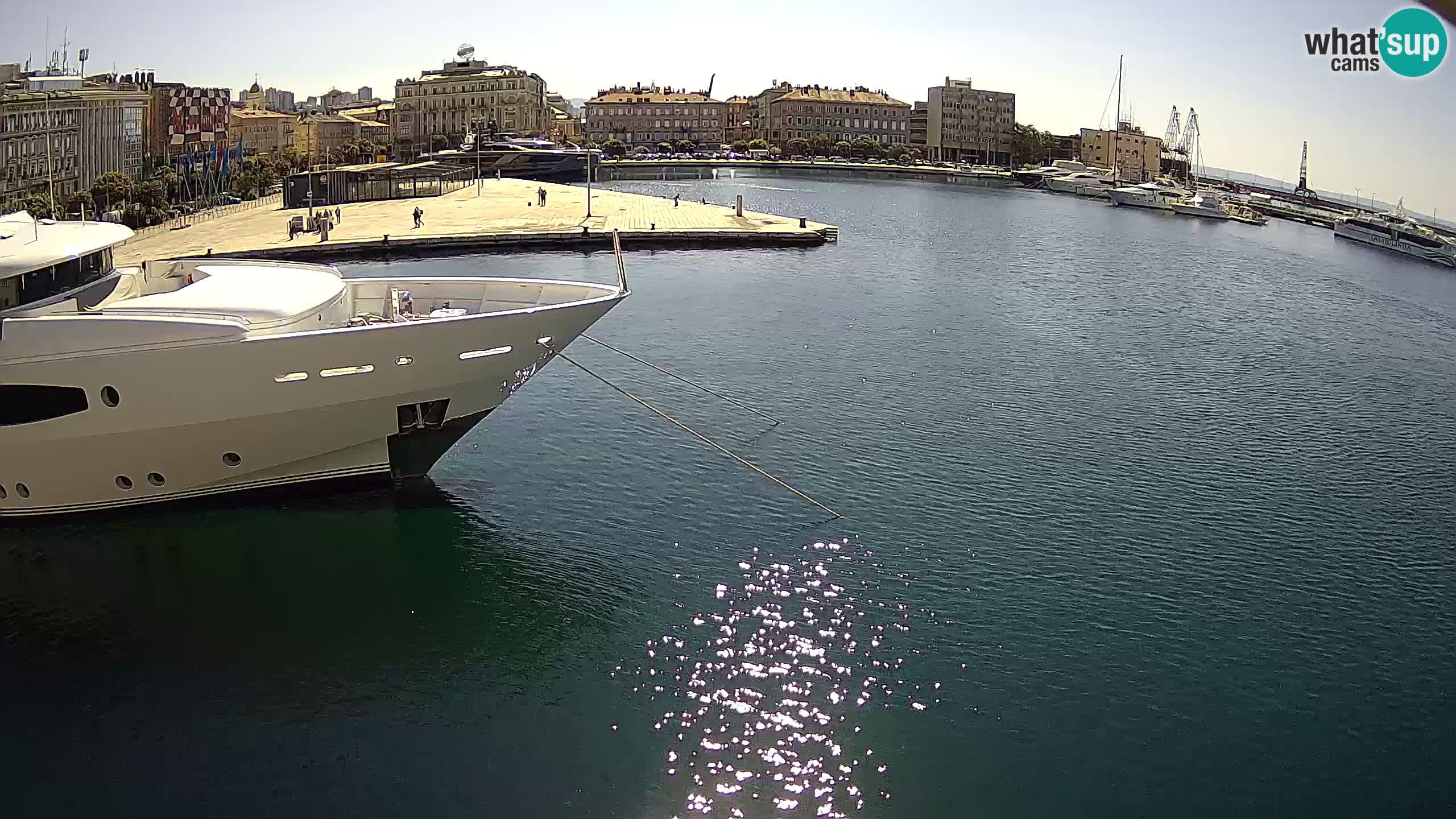 Rijeka – Botel Marina webcam en direct