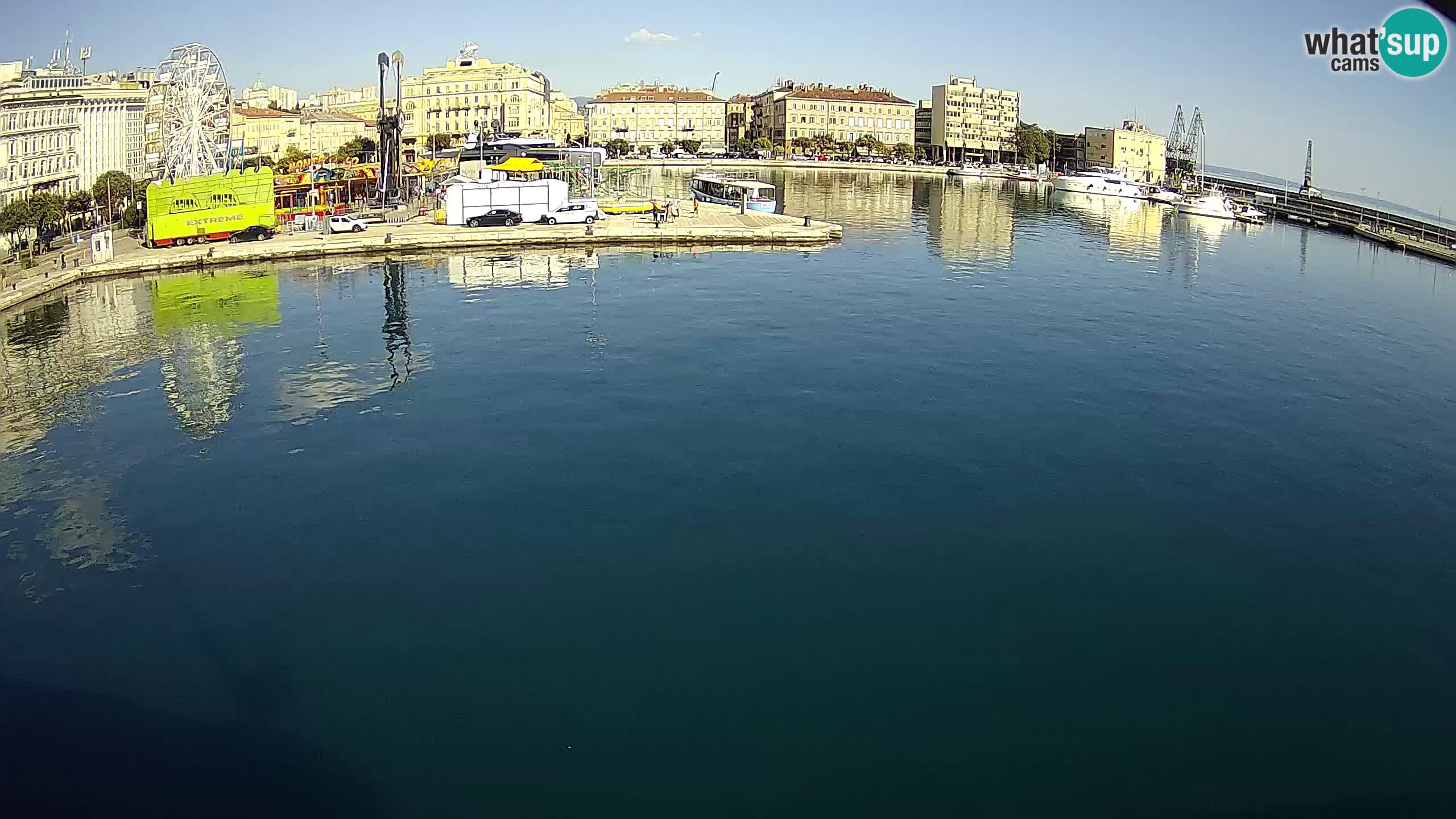 Botel Marina – Rijeka webcam